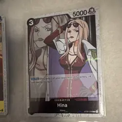 One Piece Card Game 7 Card Lot Foil Character Brulee Kalgara Hina Mihawk Sanji - Image 5