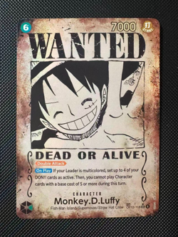 2025 One Piece English OP13-118 Monkey D. Luffy SEC SP Wanted Poster!! - Image 1