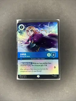 Disney Lorcana Fabled Anna - Braving the Storm (Epic) 218/204 Holo Foil - Image 1