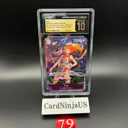CGC PRISTINE 10 Nami UC OP09-070 PAR Parallel ONE PIECE Card Best Selection 79 - Image 1