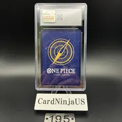 CGC GEM MINT 10 Brook OP01-022 UC 25th Edition Parallel ONE PIECE Card Game 195 - Image 2