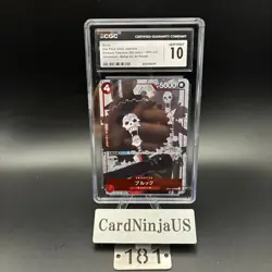 CGC GEM MINT 10 Brook OP01-022 UC 25th Edition Parallel ONE PIECE Card Game 181 - Image 1