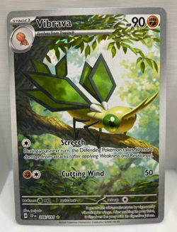 Pokemon Card TCG - Vibrava 206/191 Illustration Rare Surging Sparks NM/M - Image 1