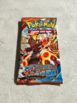 2015 Pokemon XY Primal Clash Groudon Trading Card Game 10-Pack New/Sealed - Image 1