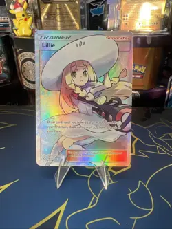 Pokemon Lillie 147/149 Full Art Ultra Rare Holo Trainer Base Set Card - Image 1