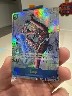 One Piece CCG Sanji Manga English Op06-119 Alternate Art Custom Card - Image 4