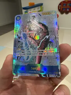One Piece CCG Sanji Manga English Op06-119 Alternate Art Custom Card - Image 5