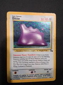 Pokemon TCG Ditto Holo Rare Card - Image 1
