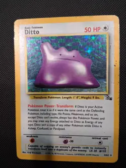 Pokemon TCG Ditto Holo Rare Card - Image 2