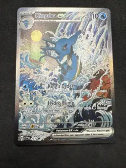 Kingdra EX 131 Pokemon TCG Scarlet & Violet Black Star Promo Holo Card - Image 1