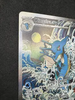 Kingdra EX 131 Pokemon TCG Scarlet & Violet Black Star Promo Holo Card - Image 2