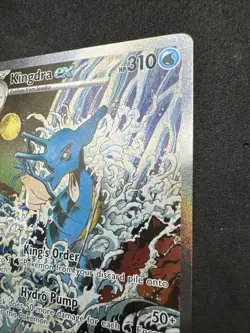 Kingdra EX 131 Pokemon TCG Scarlet & Violet Black Star Promo Holo Card - Image 3