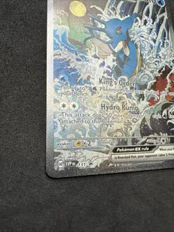Kingdra EX 131 Pokemon TCG Scarlet & Violet Black Star Promo Holo Card - Image 5