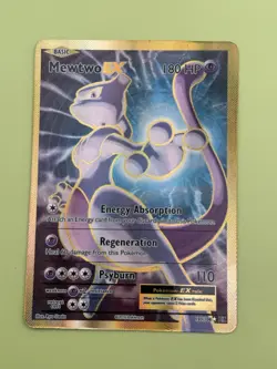 Pokemon TCG Mewtwo EX Holo Full Art Ultra Rare Card XY Evolutions 103/108 - Image 4