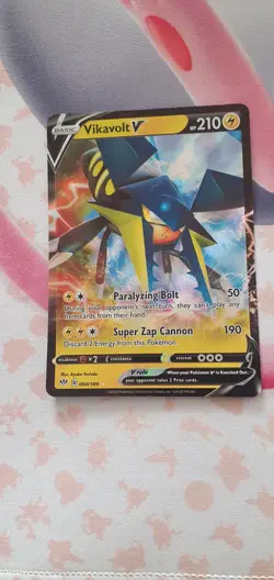 Pokemon Vikavolt V Darkness Ablaze Ultra Rare Card 060/189 NM Condition - Image 1