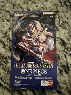 The Azure Sea's Seven Booster Pack One Piece Card Game OPTCG English OP14 EB04 - Image 1