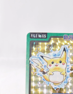Pokemon Card 1997 HP Pokemon Pikachu No. 025 Bandai Carddass MP Japanese - Image 3