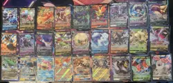 Pokemon Ultra Rare V, GX, EX Card Lot of 47 Sword And Shield Era MP-NM - Image 1