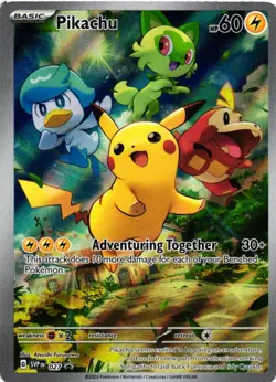 Pikachu - Holo 027 SV: Scarlet & Violet Promo Cards NM - Image 1