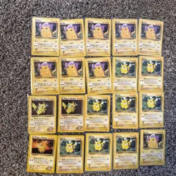 Pokemon Vintage Pikachu Lot Of 20 Overall Good Condition Cards ￼ - Image 1