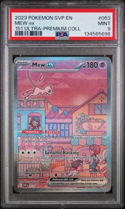 Mew ex 053 Sv: Scarlet & Violet Promo Cards Holo PSA 9 - Image 2