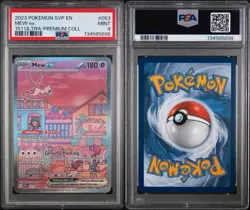 Mew ex 053 Sv: Scarlet & Violet Promo Cards Holo PSA 9 - Image 4