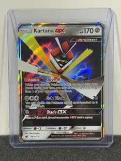Kartana GX - 70/111 - Pokemon Crimson Invasion Sun & Moon Ultra Rare Card NM - Image 1