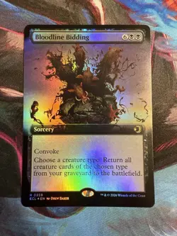MTG - Bloodline Bidding (Extended Art Foil) - Lorwyn Eclipsed 0359 - Image 1