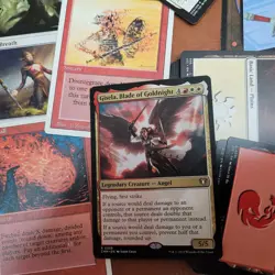 Gisela, Blade of Goldnight ***BURN SPELLS*** Custom Complete COMMANDER DECK MTG - Image 1