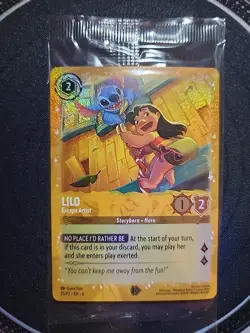 Lilo Escape Artist 25/P2 Promo Foil Sealed - Lorcana Card #13A - Image 1