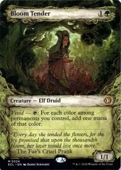 Bloom Tender (0324) SHOWCASE Lorwyn Eclipsed Magic MTG NM - Image 1
