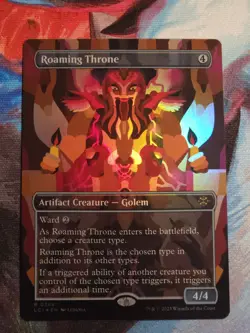 Roaming Throne (Borderless) The Lost Caverns of Ixalan Foil - Image 1