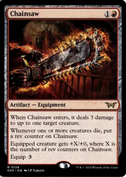 Chainsaw 128 DSK Duskmourn: House of Horror NM - Image 1