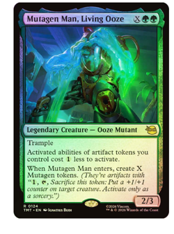Mutagen Man, Living Ooze - Foil Teenage Mutant Ninja Turtles MTG - Image 1