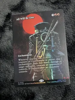 MtG All Will Be One M 0008 (Borderless) Teenage Mutant Ninja Turtles Foil NM - Image 1