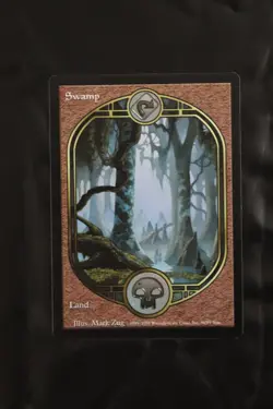 NM Full-Art Swamp from 1998 MTG set Unglued - Image 1