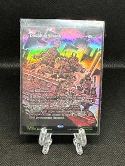 Doubling Season (Borderless) Teenage Mutant Ninja Turtles Eternal-Legal*FOIL* - Image 1