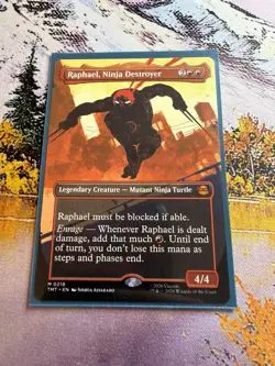 Raphael, Ninja Destroyer - Borderless Teenage Mutant Ninja Turtles MTG - Image 1