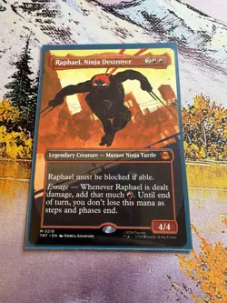 Raphael, Ninja Destroyer - Borderless Teenage Mutant Ninja Turtles MTG - Image 2