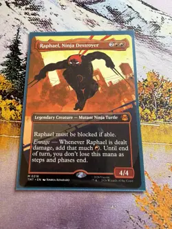 Raphael, Ninja Destroyer - Borderless Teenage Mutant Ninja Turtles MTG - Image 3