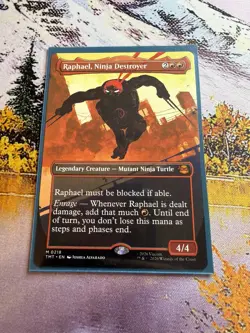 Raphael, Ninja Destroyer - Borderless Teenage Mutant Ninja Turtles MTG - Image 4