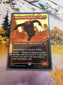 Raphael, Ninja Destroyer - Borderless Teenage Mutant Ninja Turtles MTG - Image 5