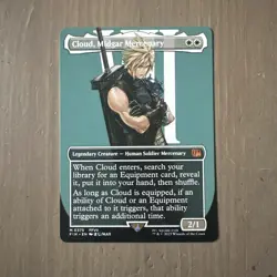 Cloud, Midgar Mercenary (Borderless) #375 Final Fantasy Regular FIN MTG - Image 1