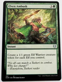MTG Elven Ambush - Kaldheim - NM - Image 1