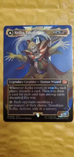Kefka, Court Mage (0543) (Borderless) (Surge Foil) Final Fantasy Foil - Image 1