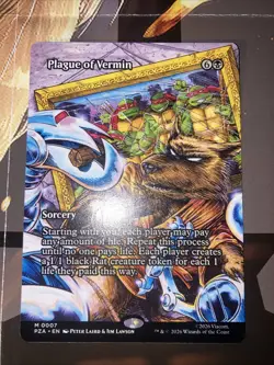 Plague of Vermin (Borderless) Teenage Mutant Ninja Turtles Eternal-Legal Regular - Image 1