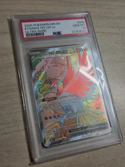 Ethans Ho-Oh ex 209/182 PSA 10 Full Art Destined Rivals Pokemon 2025 Ultra Rare - Image 2