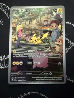 Pokemon TCG Pikachu Scarlet & Violet-151 173/165 Illustration Rare English NM - Image 1