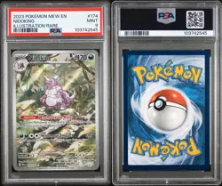 PSA 9 Nidoking Illustration Rare #174 2023 Pokemon Mew En 151 103742545 - Image 3