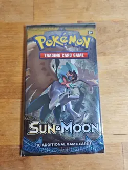 Pokemon TCG Sun & Moon Base Set Booster Pack, 17 - Image 1